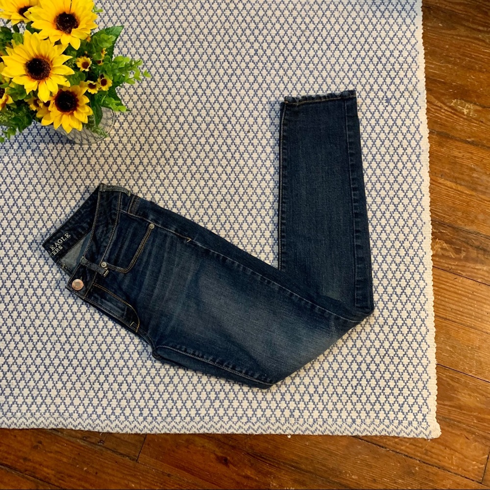 American Eagle🦅 dark wash skinny jeans -6 regular